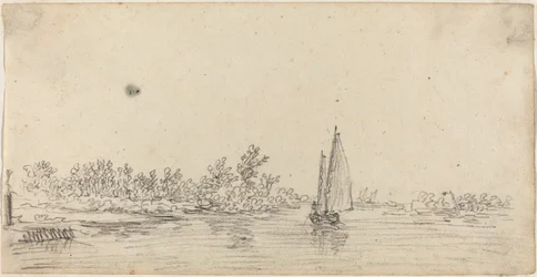 Sailboat on an Estuary