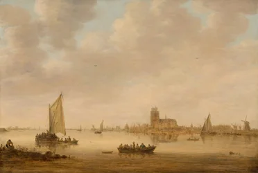 View of Dordrecht from the Dordtse Kil, 1644