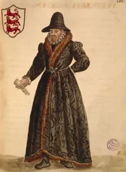 English ambassador, from illustrated book of costumes
