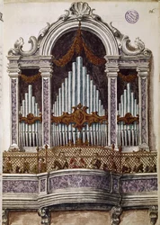 Orphans Singing, Organ of the Choir of the Church of the Ospedale della Pieta, Venice