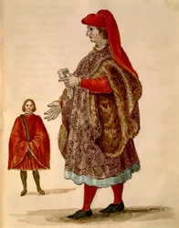 Venetian senator wearing "Dogalina"