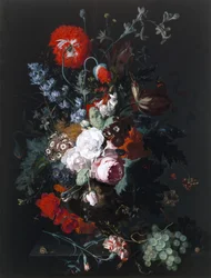 Still Life of Flowers and Fruit