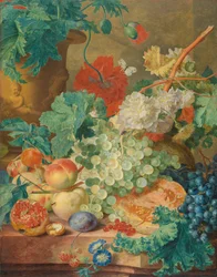 Still Life with Flowers and Fruit