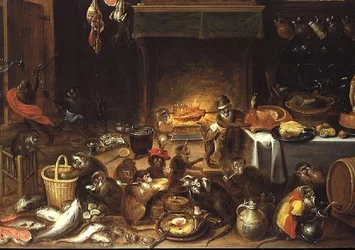 Monkeys Feasting