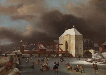 View of the Heiligewegspoort in Amsterdam