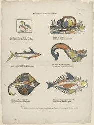 Rat and Horse, the Fish with its tail (title on object)