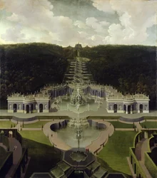 View from the Grotto with Fountains from the Cascades to the Octagon