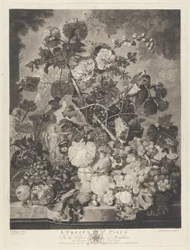 A Fruit Piece, engraved by Richard Earlom, 1781