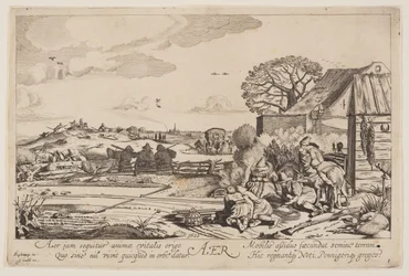 Air (with a view of Haarlem), from The Four Elements