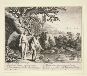 Tobias sees the Fish, from the Story of Tobias
