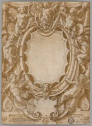 Design for Frontispiece to the Seven Virtues