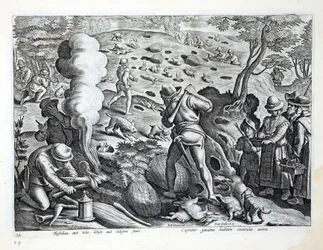 Hunting Rabbits, illustration from 