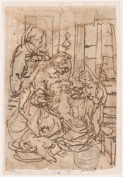 The Holy Family and St. John the Baptist