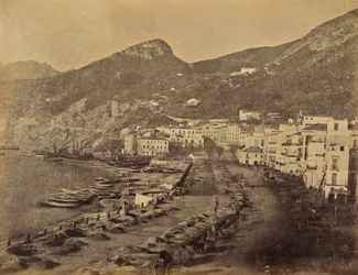 Salerno from Hotel Window