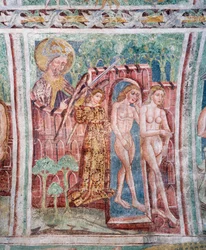 Adam and Eve expelled from Paradise (detail)