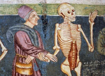 Death Accompanying Doctor (detail)
