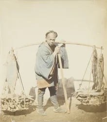 Fisherman with his catch