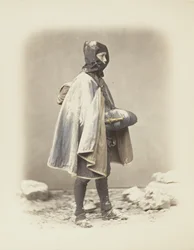 Japanese Man in the Snow