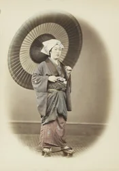 Japanese Woman with Umbrella