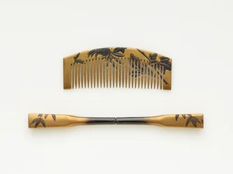 Comb and hairpin, late 19th-early 20th century