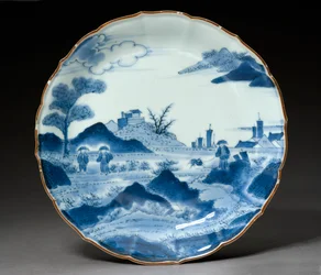 Dish, Arita ware, probably 18th century