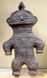 Dogu statuette Japan, height 20 cm, Neolithic, Jomon period