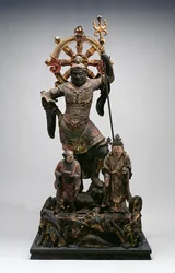Figure of a Guardian Deity, Kamakura period, 12th-14th century