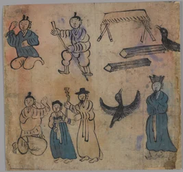 Genre Scene, One of Four