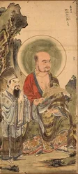 Juroku Rakan, Buddhist Sage, Tosa School