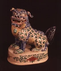 Kakiemon figure of a Buddhistic lion