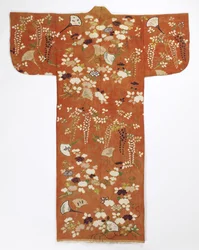 Kimono (furisode), late 18th century