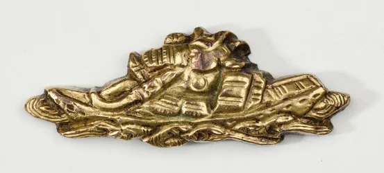 Menuki, or Grip Ornament, in the Form of a Samurai