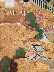 Osakazu Byobu - Japanese Eight-Panel Folding Screen