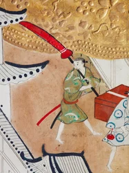 Osakazu Byobu - Japanese Eight-Panel Folding Screen