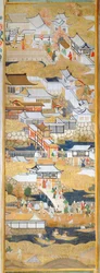 Osakazu Byobu - Japanese Eight-Panel Folding Screen