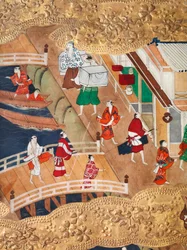 Osakazu Byobu - Japanese eight-panel folding screen