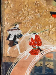 Osakazu Byobu - Japanese eight-panel folding screen