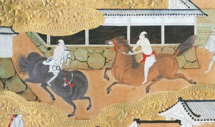 Osakazu Byobu - Japanese eight-panel folding screen