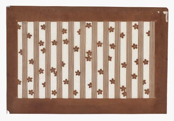 Paper stencil (katagami), late 19th century