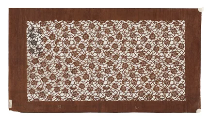 Paper stencil (katagami), late 19th century