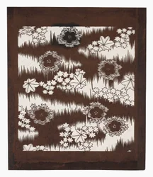 Paper stencil (katagami), late 19th century