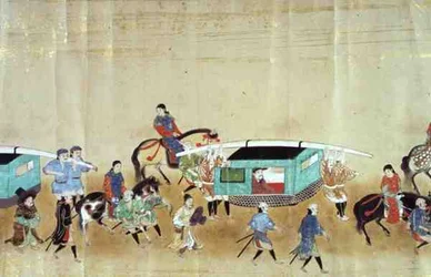 Part of the Sixth Korean Embassy to Japan at the Time of Tokugawa Ietsuna