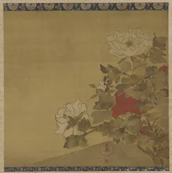 Peonies, Edo period