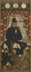 Portrait of Fujiwara no Kamatari Accompanied by Two Sons