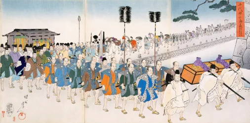 Samurai Warriors on the March