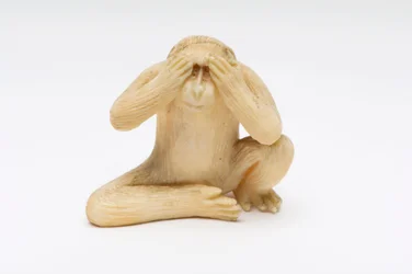 See No Evil, one of the Three Wise Monkeys
