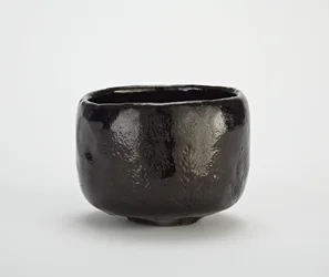 Tea Bowl with Design of Seedling Pines, Named 
