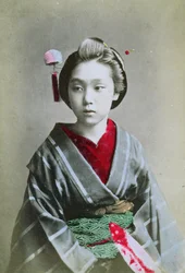 Young Girl in a Kimono, c.1860-70