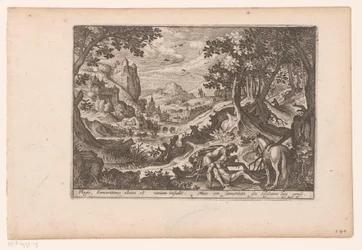 Landscape with the Story of the Good Samaritan: The Samaritan Helps the Victim onto His Horse