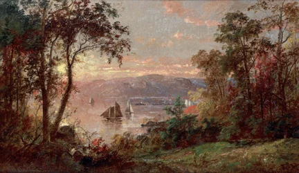 Sailing (The Hudson at Tappan Zee) 1883